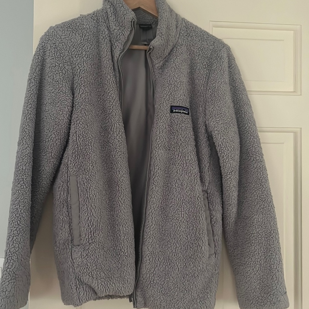 Patagonia fuzzy zip up